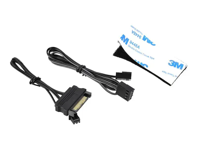 DeepCool FH-10, Ventiliatoriaus valdiklis, Juodas, 4 kontaktų, Ventiliatorius, 80 mm, 46 mm