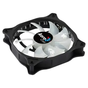 "Aerocool COSMO12FRGB" kompiuterio ventiliatorius 12 cm LED RGB Molex jungtis, tylus, juodas, ventiliatorius, 12 cm, 1000 aps/min, 23,9 dB, 26,2 cfm, juodas