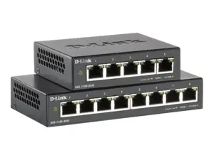 D-Link DGS-1100-05PDV2, valdomas, Gigabit Ethernet (10/100/1000), dvipusis, maitinimas per Ethernet (PoE)