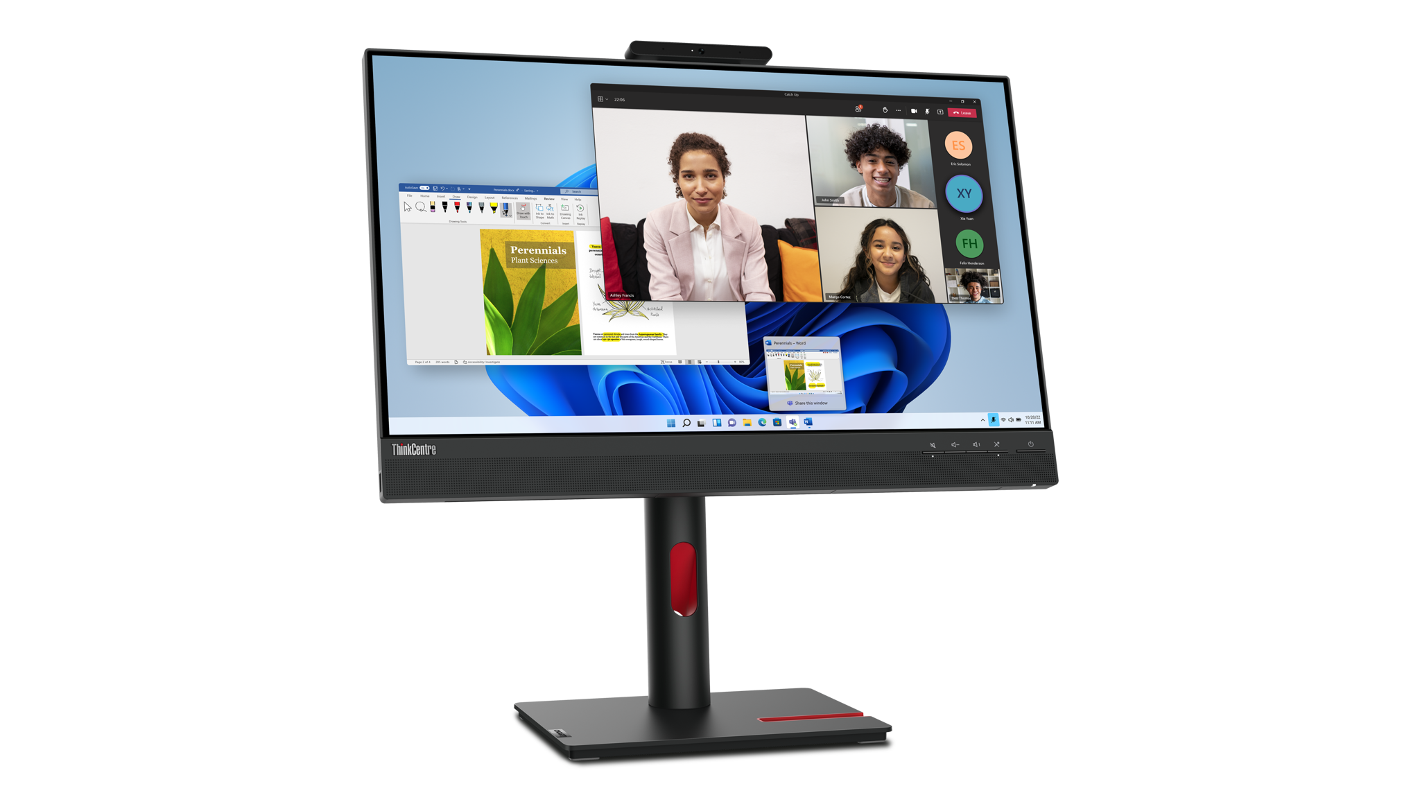 "Lenovo ThinkCentre Tiny-In-One 24", 60,5 cm (23,8"), 1920 x 1080 taškų, "Full HD", LED, 6 ms, juoda