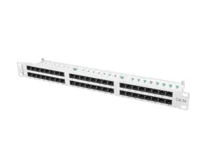 LANBERG PPU5-1048-S Lanberg jungiamoji panelė 48 prievadų 1U, kat. 5e, pilkos spalvos