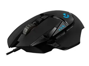 LOGITECH G502 laidinė žaidimų pelė - HERO - BLACK - USB - EWR2