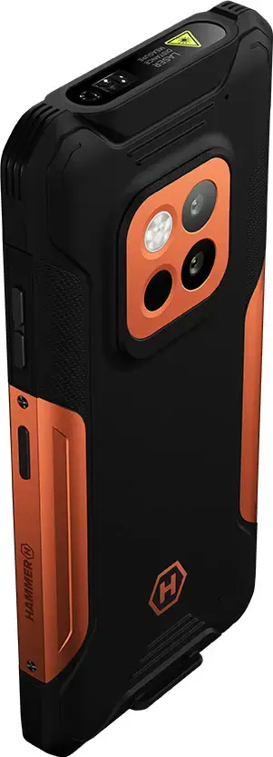 Mobilusis telefonas Hammer Construction, 256 GB, Oranžinė