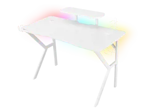 Žaidimų stalas Genesis Holm 320 RGB, Balta