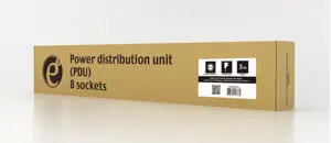 GEMBIRD PDU 8x Schuko 1U 16A 3m