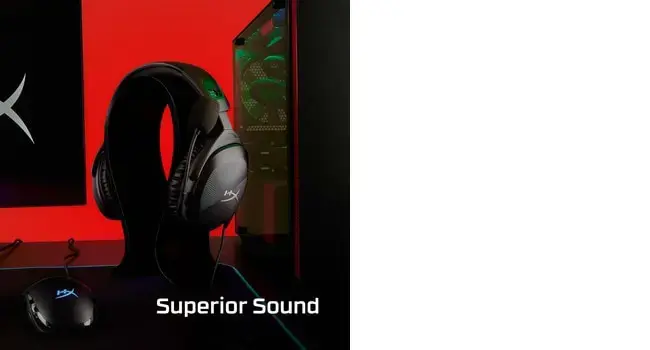 "HyperX Cloud Stinger 2" - žaidimų ausinės (juodos), laidinės, žaidimų, 10 - 28000 Hz, 275 g, ausinės, juodos