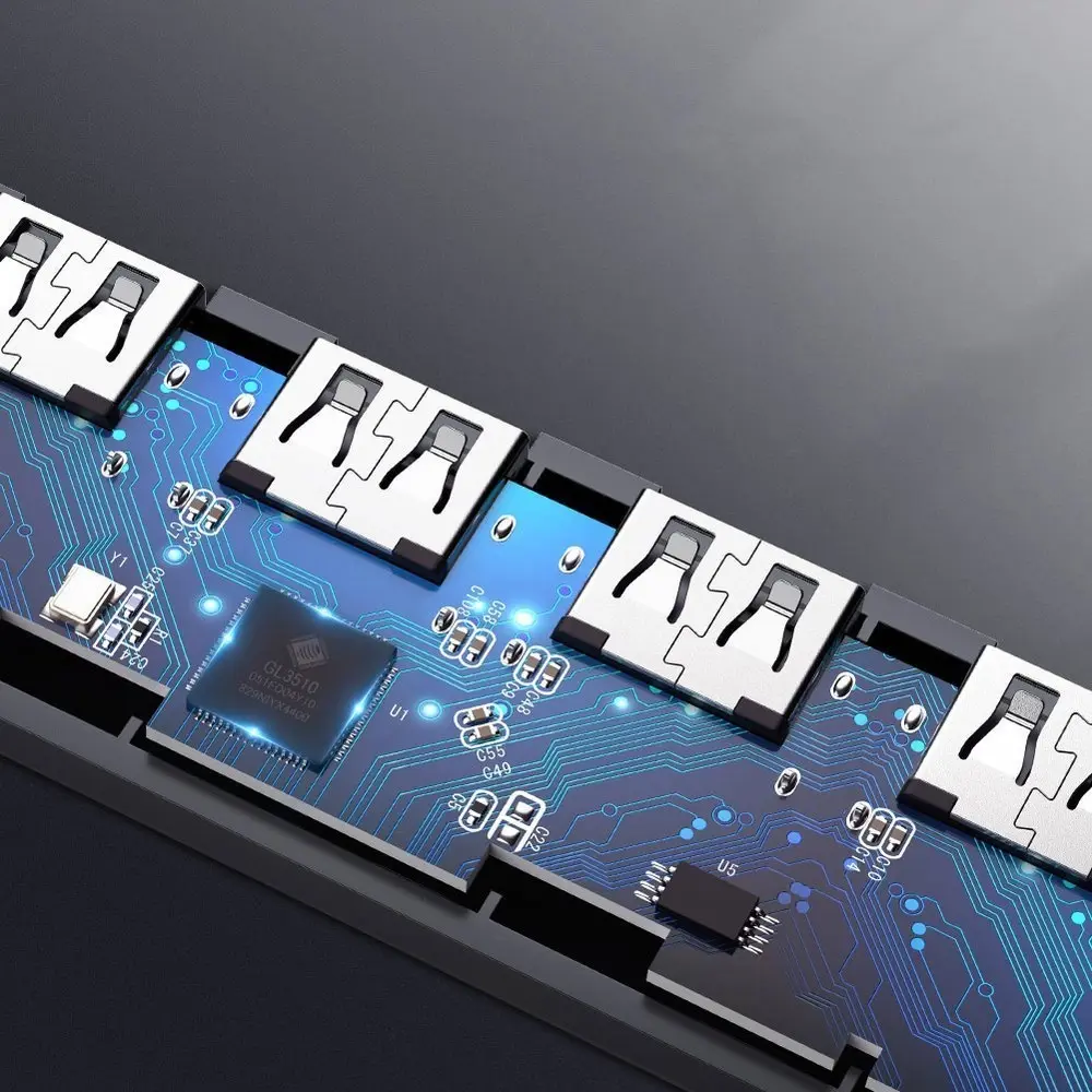 Ugreen 50985, USB 3.2 Gen 1 (3.1 Gen 1) Type-A, USB 3.2 Gen 1 (3.1 Gen 1) Type-A, 5000 Mbps, sidabrinis, USB, 104 mm