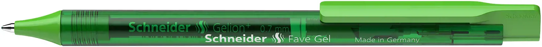 Automatinis tušinukas SCHNEIDER Fave Gel, 0,7mm, žalios sp.