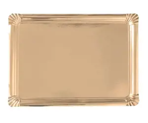 Padėklas, auksinės sp., 35 x 46 cm, 10vnt