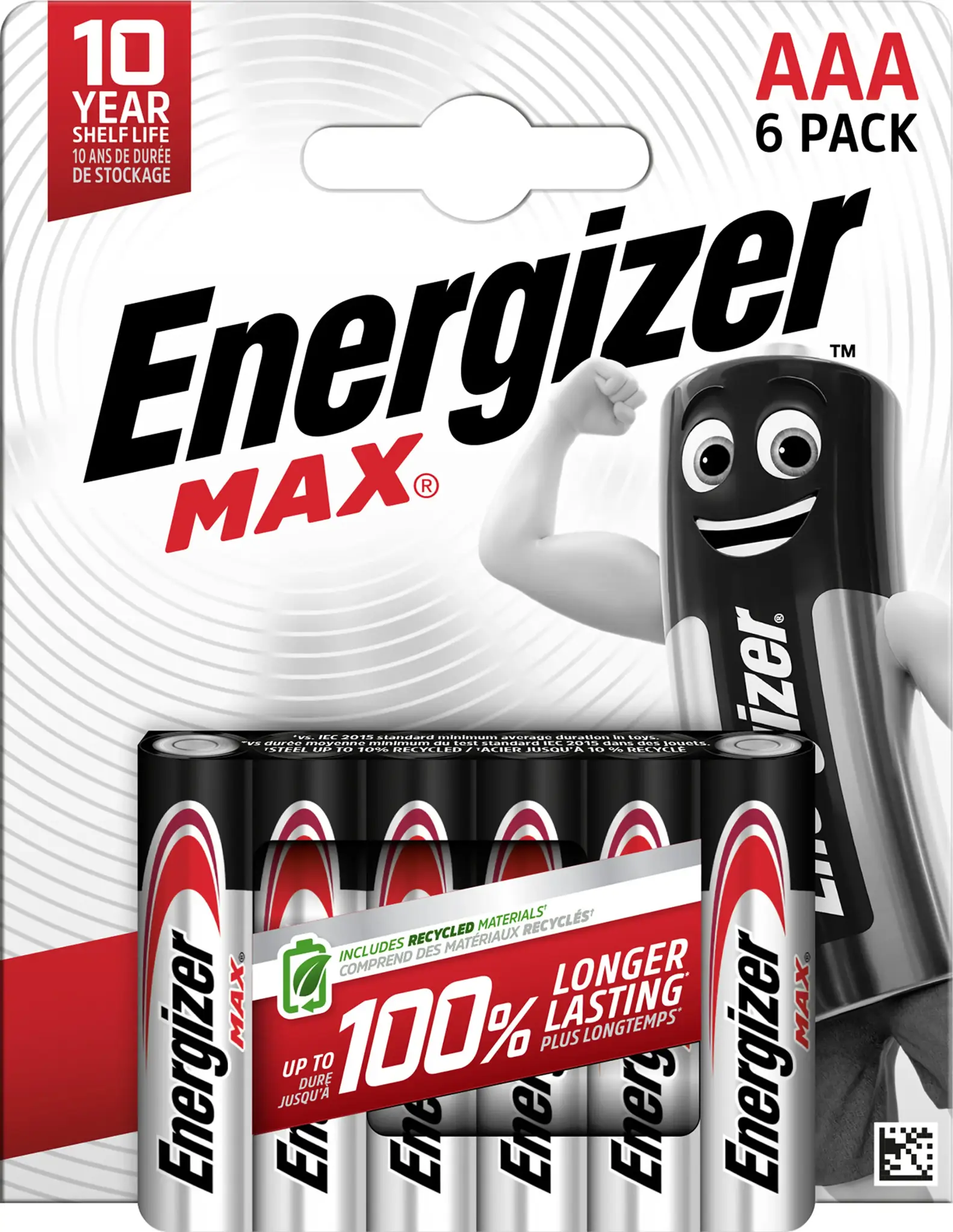 Energizer battery Max Alkaline AAA CHP6
