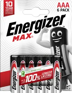 Energizer battery Max Alkaline AAA CHP6