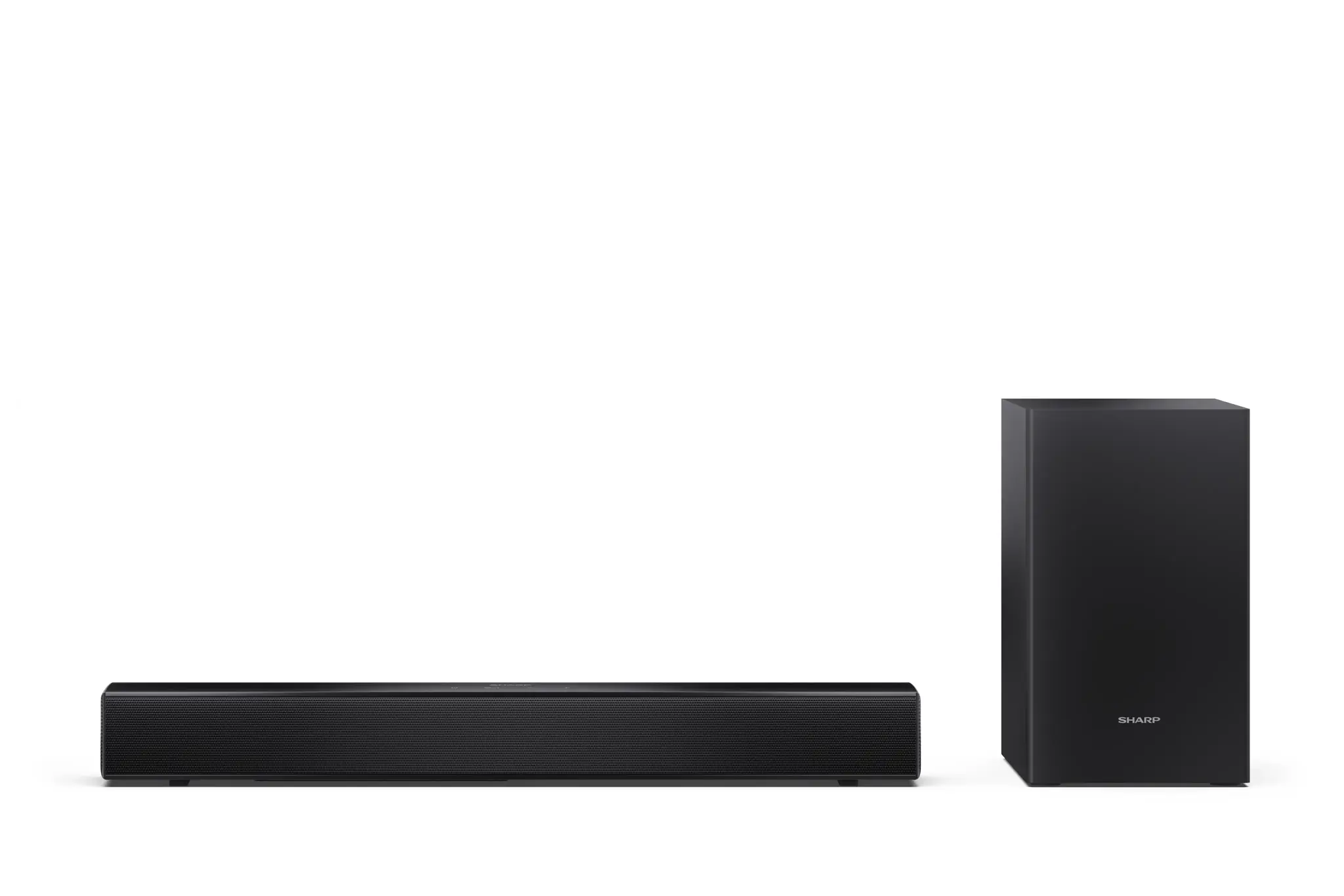 Sharp HT-SBW121 Compact 2.1 Soundbar with Wireless Subwoofer | Sharp