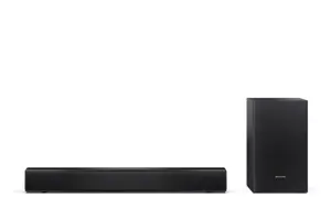 Sharp HT-SBW121 Compact 2.1 Soundbar with Wireless Subwoofer | Sharp