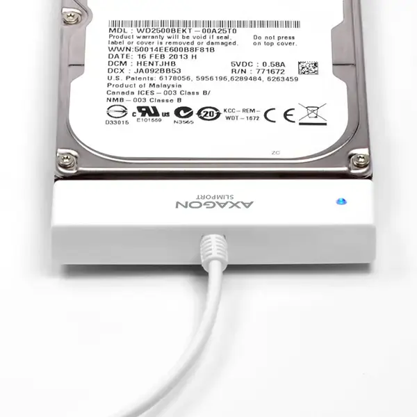 AXAGON ADSA-1S USB2.0 - SATA HDD išorinis adapteris su 2,5" korpusu