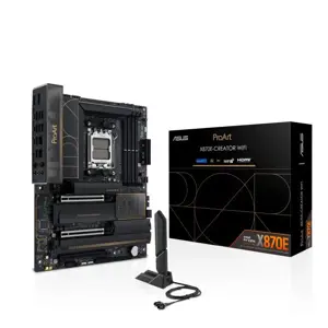Mainboard ASUS AMD X870E SAM5 ATX Memory DDR5 Memory slots 4 3xPCI-Express 4.0 16x 2xPCI-Express 5.…