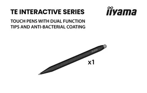 iiyama TE7515A-B1AG, Interactive flat panel, 190.5 cm (75"), 3840 x 2160 pixels, Wi-Fi