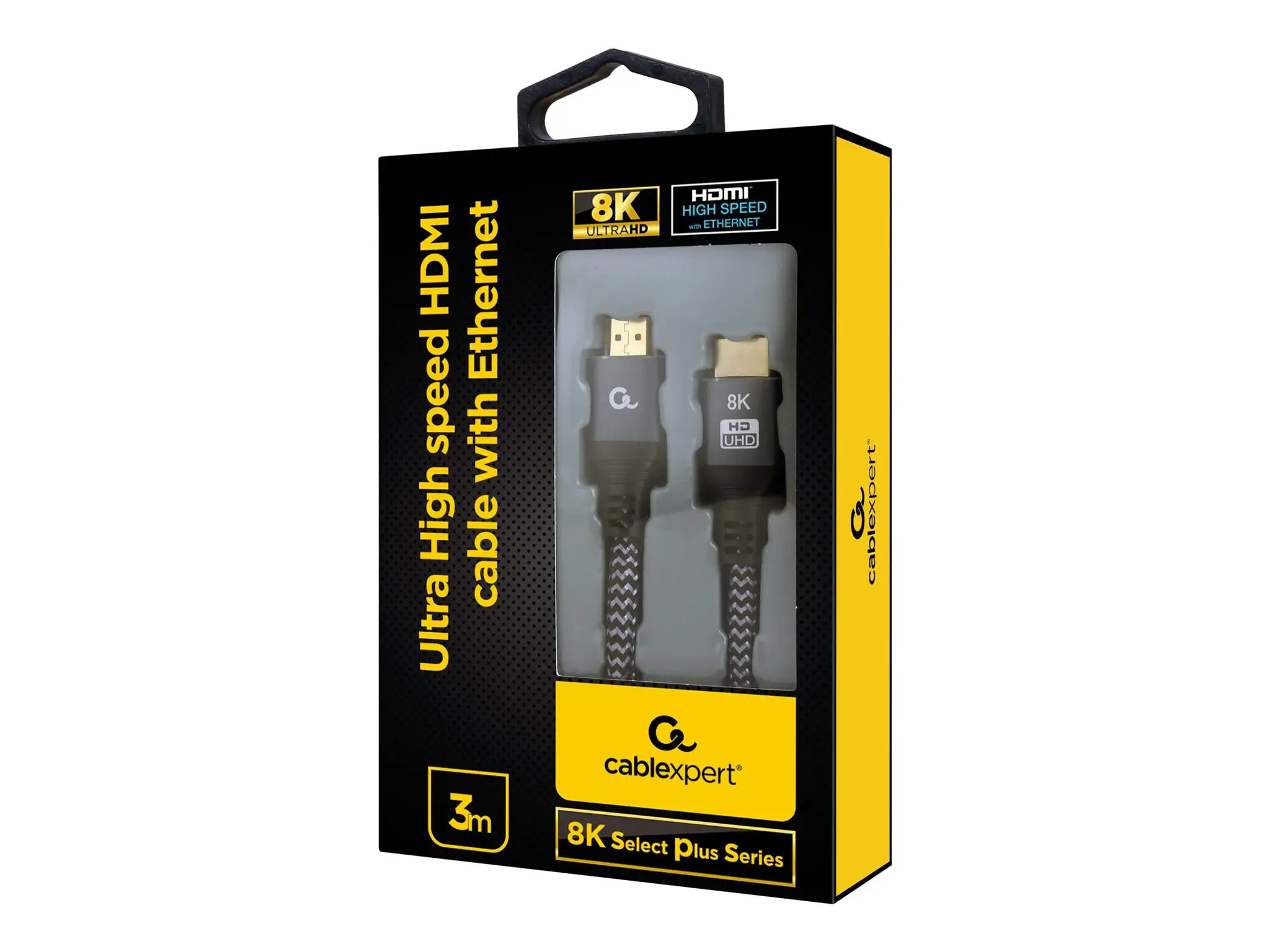 GEMBIRD CCB-HDMI8K-3M Itin didelės spartos HDMI kabelis su Ethernet 8K select plus serija 3 m