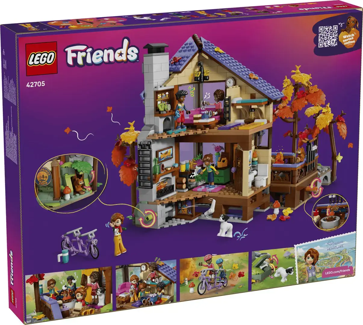 LEGO FRIENDS 42705 Cozy Fall Forest Cabin