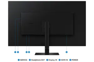 Samsung S70D computer monitor 94 cm (37") 3840 x 2160 pixels 4K Ultra HD LCD Black