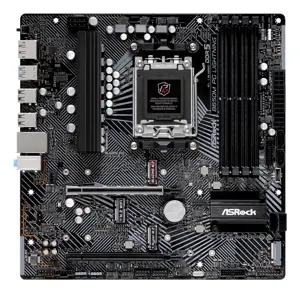 Pagrindinė plokštė ASROCK AMD B650 SAM5 Micro-ATX Atmintis DDR5 Atminties lizdai 4 1xPCI-Express 3.0 16x 1xPCI-Express 4.0 16x 3xM.2 1xHDMI 1xDisplayPort 4xUSB 2.0 3xUSB 3.2 1xUSB-C 1xRJ45 3xAudio prievadas B650MPGLIGHTNING