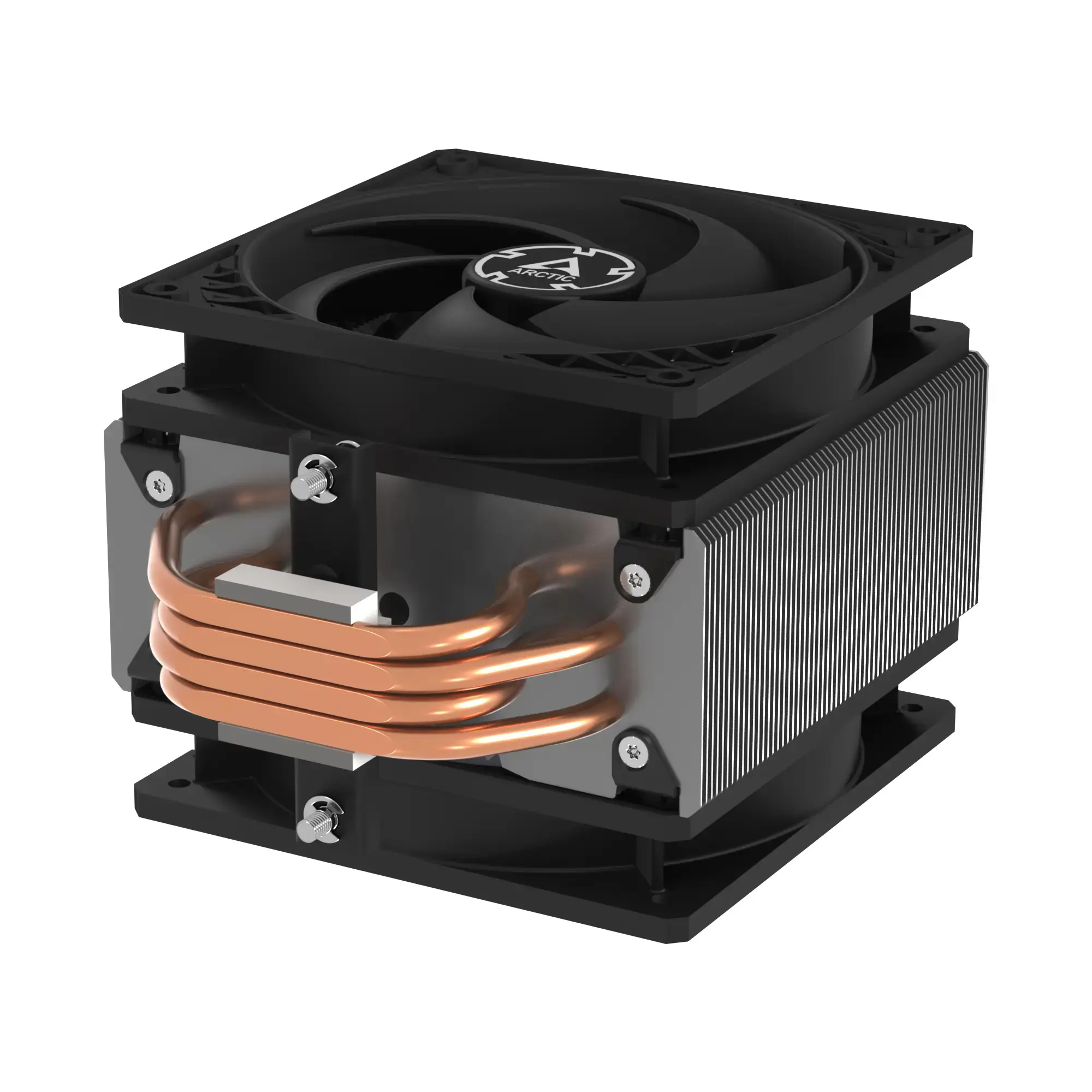 ARCTIC Freezer 36 CO Multi Compatible Tower CPU Cooler for Continuous Operation, Air cooler, 12 cm, 200 RPM, 1800 RPM, Black, Silver