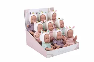 Arias kūdikėlis su vienaragio kepuryte, 28 cm