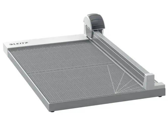 "Leitz Precision" biuro popieriaus žoliapjovė A3, 15 lapų, automatinis spaustukas, nerūdijantis plienas, A3, 80 g/m², plastikas, plienas