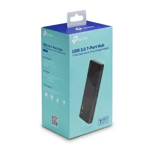 TP-Link UH700, USB 3.2 Gen 1 (3.1 Gen 1) Micro-B, USB 3.2 Gen 1 (3.1 Gen 1) Type-A, 5000 Mbps, juoda, 1 m, USB