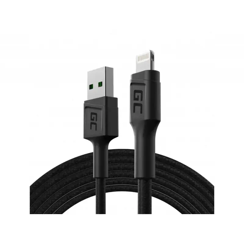 GREENCELL kabelis GC PowerStream USB-A - Lightning 120cm Apple 2.4A