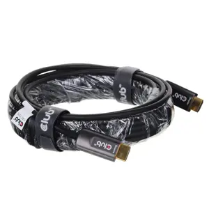 CLUB3D Ultra High Speed HDMI™ Certified AOC Cable 4K120Hz/8K60Hz Unidirectional M/M 10m/32.80ft, 10 m, HDMI Type A (Standard), HDMI Type A (Standard), 48 Gbit/s, Audio Return Channel (ARC), Black
