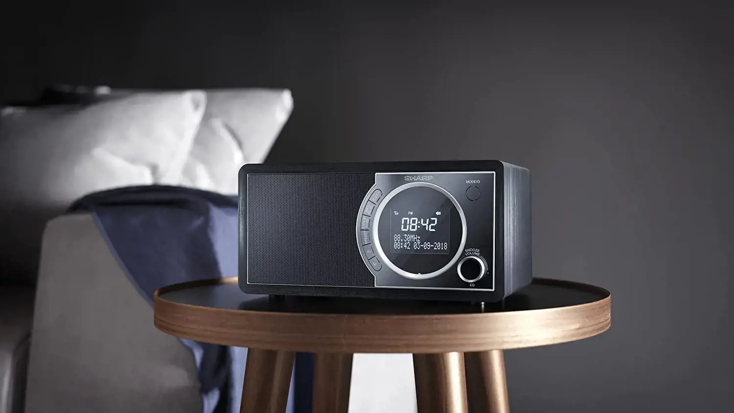 Sharp DR-450, asmeninis, skaitmeninis, DAB, DAB+, FM, 87,5 - 108 MHz, 174,928 - 239,2 MHz, 3 W