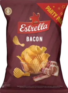 Traškučiai ESTRELLA, šoninės skonio, 180 g
