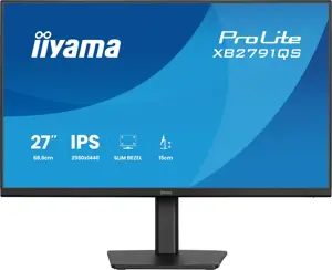 iiyama ProLite XB2791QS-B1 computer monitor 68.6 cm (27") 2560 x 1440 pixels Quad HD LED Black
