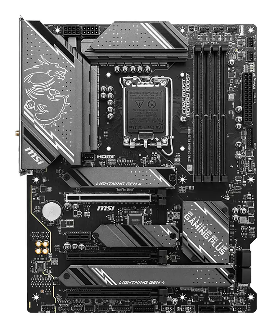 MSI Z790 GAMING PLUS WIFI, "Intel", LGA 1700, "Intel® Celeron®", "Intel® Pentium® Gold", LGA 1700, DDR5-SDRAM, 192 GB