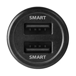 AXAGON PWC-5V5 automobilinis įkroviklis Smart 5V 2,4A + 2,4A, 24W, juodas