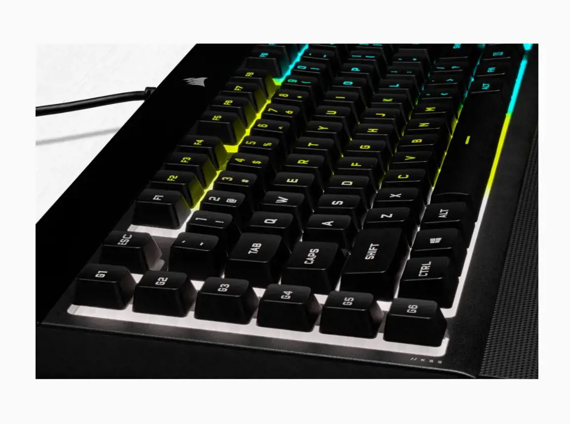 CORSAIR K55 RGB PRO žaidimų klaviatūra su foniniu RGB LED apšvietimu