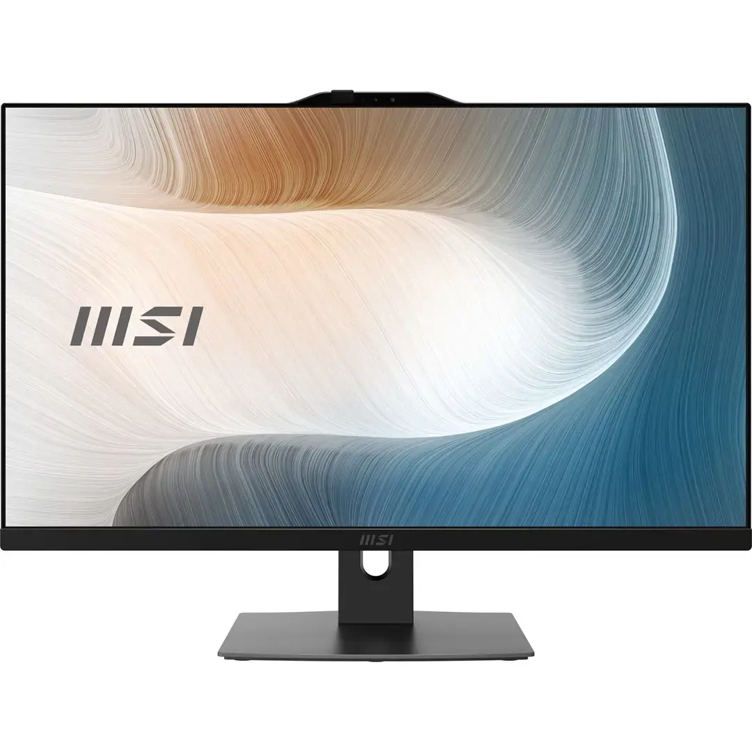 MSI Modern AM272P 1M-1293XEU All-in-One PC/workstation Intel Core 5 120U 68.6 cm (27") 1920 x 1080 pixels 16 GB DDR5-SDRAM 512 GB SSD Wi-Fi 6E (802.11ax) Black