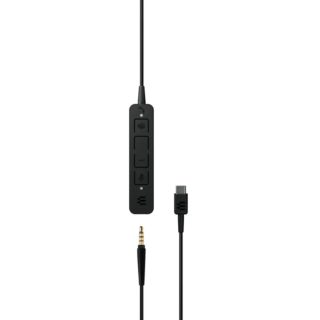 "EPOS ADAPT 165T USB-C II", USB LAIDINIS DVIPUSIS 3,5 MM + USB