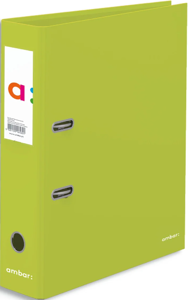 A4 Lever Arch File Ambar Green Lettuce