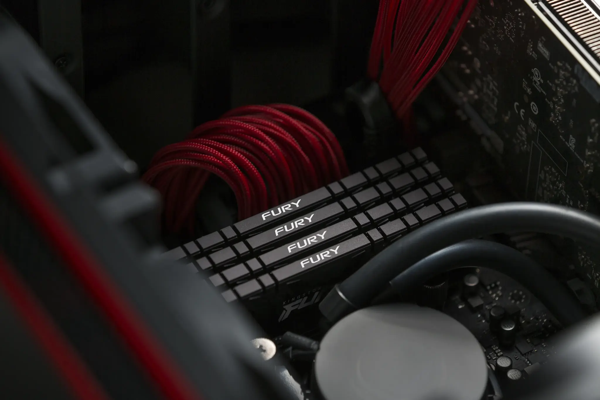 Kingston Technology FURY 16GB 3200MT/s DDR4 CL16 DIMM (Kit of 2) Renegade Black, 16 GB, 2 x 8 GB, DDR4, 288-pin DIMM