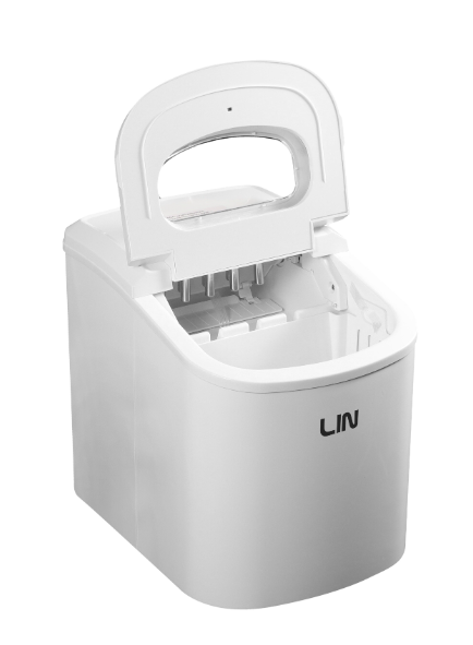 Nešiojamas ledo kubelių gaminimo įrenginys LIN ICE PRO-W12 baltas