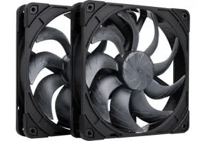 Noctua 140mm NF-A14x25 G2 PWM Sx2 PP chromax.black edition - dual fan set