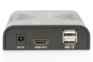 DIGITUS HDMI KVM ilgintuvas 120 m tinklo kabeliu Cat 5 5E 6 Full HD 1080p