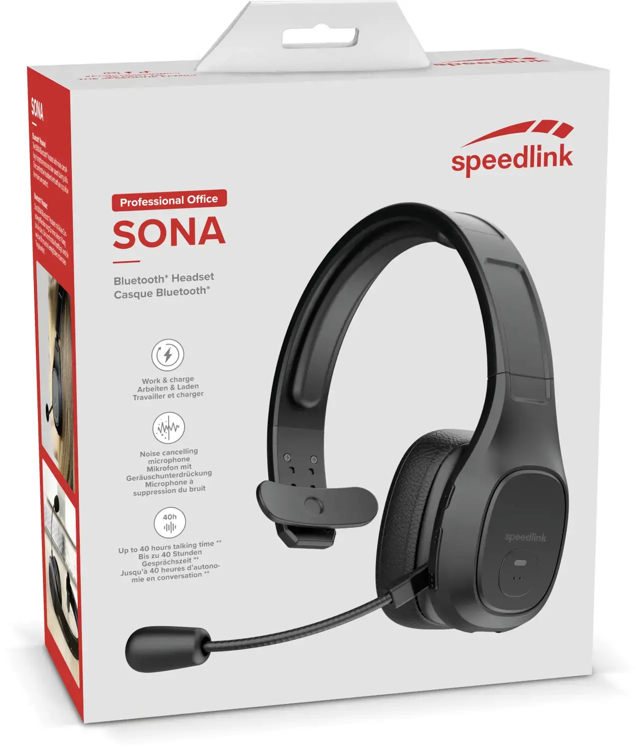 "Speedlink" belaidės ausinės "Sona" (SL-870300-BK)