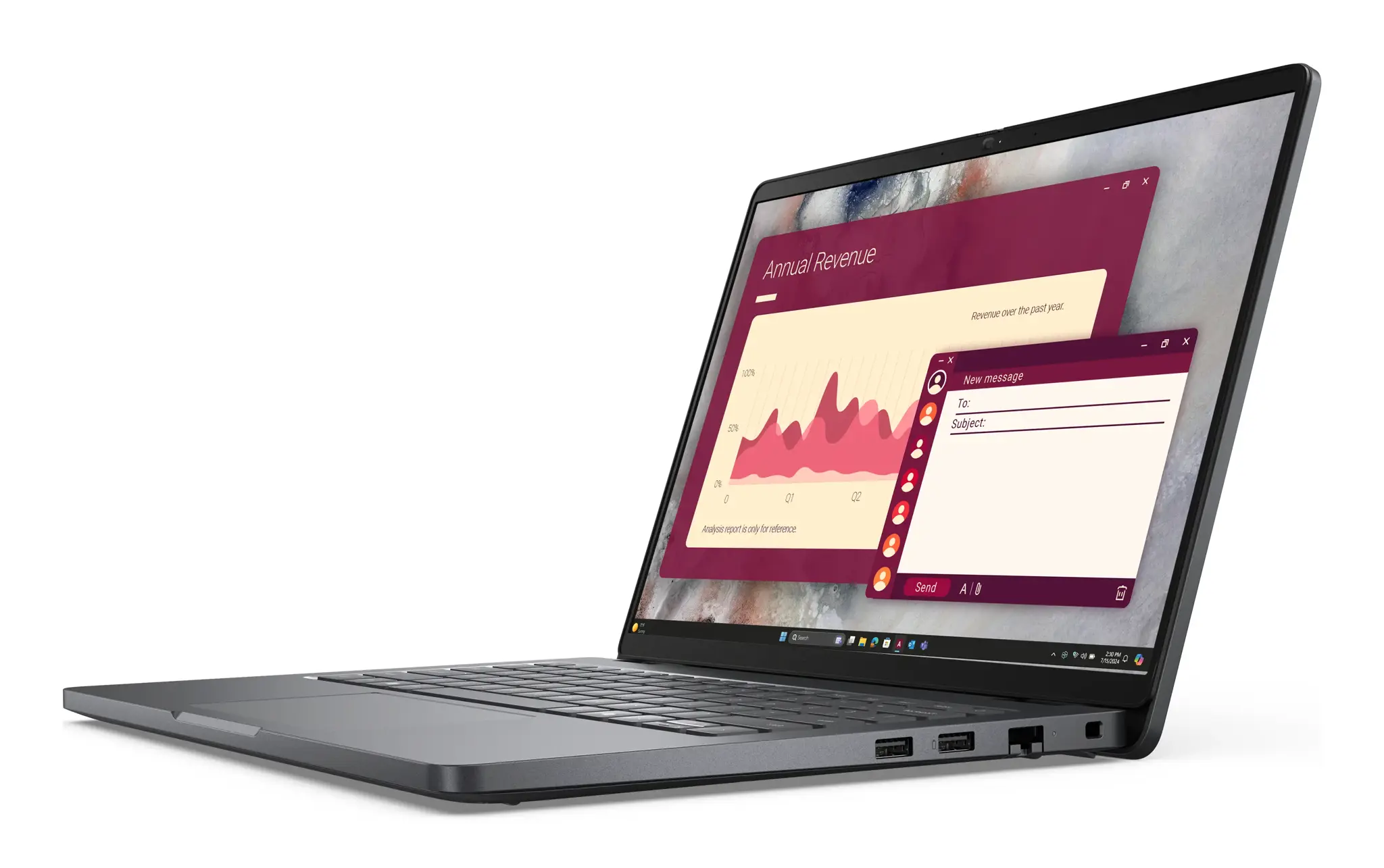 Dell Pro 14 PC14250/C5 120U/8GB/512GB SSD/14.0" FHD+/Integrated/FgrPr/FHD/IR Cam/Mic/WLAN + BT/US Backlit Kb/3 Cell/W11Pro/3yrs Prosupport