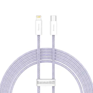 Baseus Dynamic 2 Series fast charging cable USB-C - Lightning 20W 480Mbps 2m purple