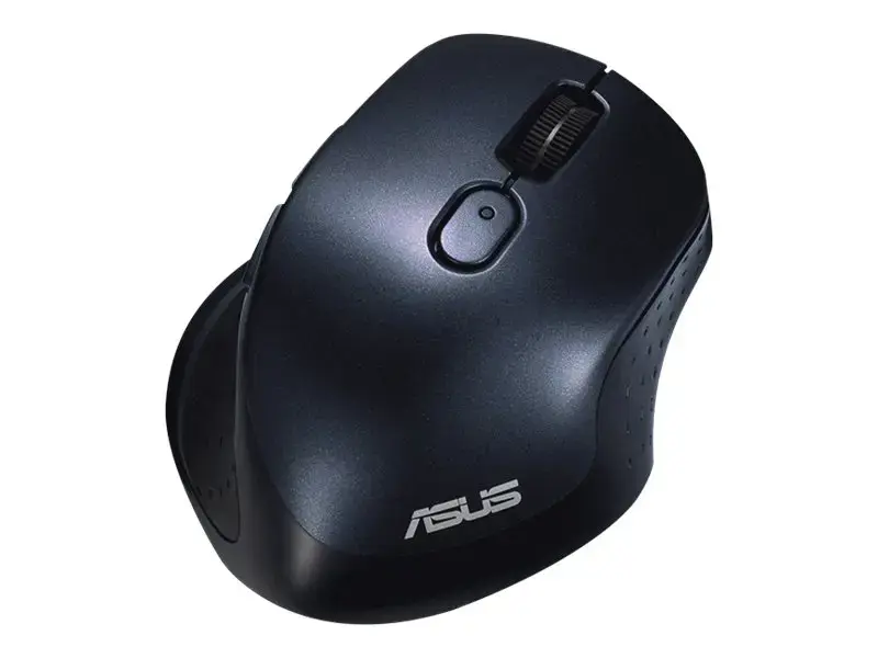 ASUS MW203, dešiniarankis, optinis, RF belaidis + "Bluetooth", 2400 DPI, juodas, mėlynas