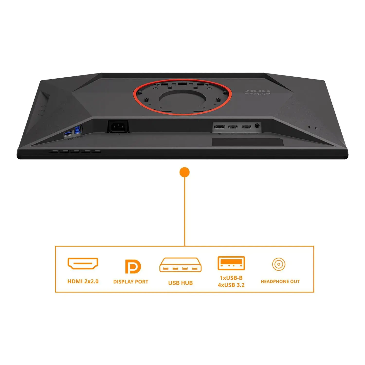 AOC | 25G4KUR | 25 " | Fast IPS | FHD | 16:9 | 420 Hz | 1 ms | 1920 x 1080 pixels | 350 cd/m² | HDMI ports quantity 2 | Black