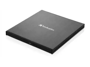 Verbatim 43889, juodas, dėklas, stalinis / nešiojamasis kompiuteris, "Blu-Ray RW", USB 3.1 Gen 1, B…