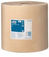 Popieriniai rankšluosčiai Tork Universal 310 W1, 150109, 1 sluoksnio, 33 cm x 1000 m, ruda sp.